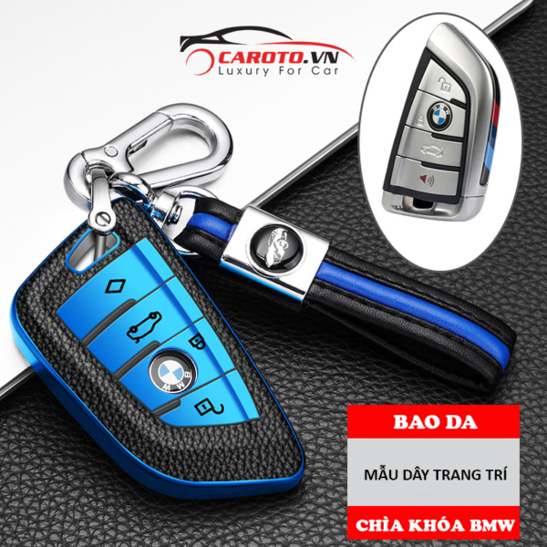 BAO DA CHIA KHOA BMW DAY TRANG TRI CVN_K007 MAU XANH BLUE